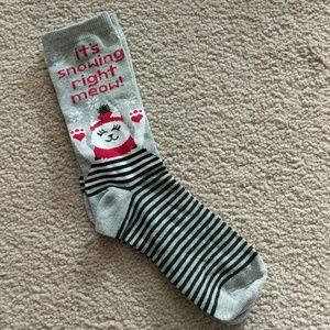Kitty Cat Christmas Socks